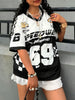 Women's Y2K V-Neck Short Sleeve T-Shirt