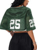 Style Women'S Jersey Number Print Crop Top
