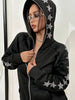 Star Pattern Hooded Jacket