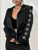 Star Pattern Hooded Jacket