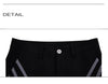 Three-Dimensional Cut Metal Stripe Stud Pleats Trousers