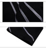 Three-Dimensional Cut Metal Stripe Stud Pleats Trousers