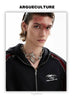 Contrast Reflectice panel hoodie tracksuit