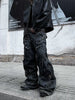 Dark Fog Deconstructed Flare Stitch Cargo Jeans