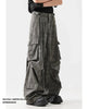 Dark Gray Drape Cargo Pants ACRARDIC