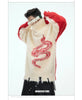 Snake motif knit sweater