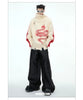 Snake motif knit sweater