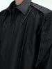 Custom Buttons T-shirt with Length Sleeve and Shoulder Fit