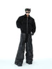 Embroidered Short Cleanfit Jacket Men Woolen Thickened Zipper Outerwear