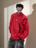 V collar padded shoulder Retro sports tees