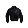 Double-Layer PU Leather Biker Jacket with Metal Buckles