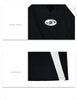 Punk-Inspired Baseball Style Long-Sleeve T-Shirt with Mesh and Studded Details