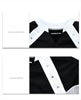 Punk-Inspired Baseball Style Long-Sleeve T-Shirt with Mesh and Studded Details