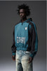 Polka Dot Embroidered Hooded Jacket