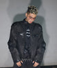 Armored Patchwork Biker Jacket