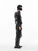 Heavy-Duty Metal Armor Biker Leather Jacket