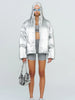 Silver Extreme Hurricane Puffer Down