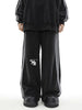 Oversize Zipper Raglan-sleeve Sweatshirt & Wide-leg Sweatpants Setup