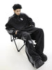 Oversize Zipper Raglan-sleeve Sweatshirt & Wide-leg Sweatpants Setup