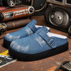 Men's Slip-On Half-Zip Sandals