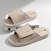 Men's Adjustable Slip-On House Shoes with Closure