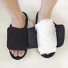 Men's Open Toe Breathable Slippers With Hook & Loop Fastener