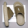 Casual Thick Sole, Height-Boosting, Beige & Olive Green