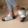 French-Inspired Retro Two-Way Wear Summer Shoes with PU Cover Upper, Soft Microfiber Lining & Non-Slip Rubber Sole