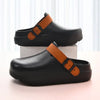 Platform Clogs with Adjustable Buckle Straps – Breathable, Durable EVA Garden Shoes