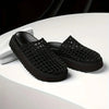 Breathable Closed-Toe Shoes with Non-Slip Rubber Sole, Cushioned Insole