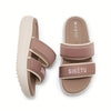 Adjustable Ankle Strap & Closure, 4.5cm Thick Cushioned MD Sole - Breathable Fabric & Synthetic Cover Upper, Non-Slip High Quality Design
