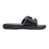 PUMA Unisex Casual Slippers - Black & White Breathable Summer Shoes with Closure, Durable Rubber Sole & Fabric Lining