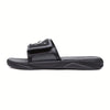 PUMA Unisex Casual Slippers - Black & White Breathable Summer Shoes with Closure, Durable Rubber Sole & Fabric Lining