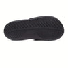 PUMA Unisex Casual Slippers - Black & White Breathable Summer Shoes with Closure, Durable Rubber Sole & Fabric Lining