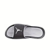 NIKE JORDAN Hydro 6 Slip-On Slippers - Non-Slip Indoor/Outdoor House Shoes with Cushioned Insole, Open-Toe Design - Soft Synthetic Leather