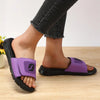Orthopedic Slide Sandals, Lightweight Arch Support, Adjustable Strap, Open Toe, EVA Upper & Insole, MD Sole, Fabric Lining