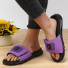 Orthopedic Slide Sandals, Lightweight Arch Support, Adjustable Strap, Open Toe, EVA Upper & Insole, MD Sole, Fabric Lining
