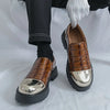 Men'S Slip-On Business Formal Shoes Designed to Increase Height, Stylish And Trendy, Lightweight And Comfortable.