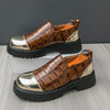 Men'S Slip-On Business Formal Shoes Designed to Increase Height, Stylish And Trendy, Lightweight And Comfortable.