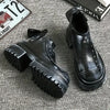 Men'S Stylish Black Chelsea Boots with Thick Sole - Slip-On, Round Toe, Faux Upper