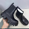 Men's Stylish Chelsea Boots - Durable Rubber Sole, Thick Platform for Height Boost, Slip-On Design