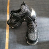 Punk Style Derby Shoes with Metal Studs & Buckle Closure - Thick Platform Sole for Height, Upper & Rubber Outsole