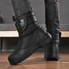 Thick High Quality Anti-Slip Fleece-Lined Cold-Resistant PU Upper & EVA Sole, Adjustable Closure, Round Toe Design