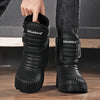 Thick High Quality Anti-Slip Fleece-Lined Cold-Resistant PU Upper & EVA Sole, Adjustable Closure, Round Toe Design