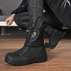 Thick High Quality Anti-Slip Fleece-Lined Cold-Resistant PU Upper & EVA Sole, Adjustable Closure, Round Toe Design
