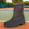 knixmax Men's Warm-Lined High Quality Snow Boots with Non-Slip TPR Soles, Ankle Support & Adjustable Closure