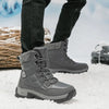 Thermal Winter Boots - Anti-Slip TPR Outsole, PU/Fabric Upper - Extreme Cold Weather Hiking, Snowshoeing, Camping - Lace-Up Ankle Support - Compact Short Boots for Urban to Arctic Terrain - All-Day Warmth in -20°C/-68°F