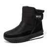 High-Top Warm Shoes for Men, Outdoor Casual Snow Boots with Anti-Slip And Insulation Features.