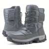 Snow Boots - Comfortable, Non-Slip TPR Sole, Lace-Up Outdoor Hiking & Casual Shoes with Warm Fleece Lining, Leisure Style, Outdoor Style