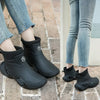 Unisex Winter Warm Fleece-Lined Rain Boots - Slip-Resistant High Quality PVC with Adjustable Straps & Cushioned Sole